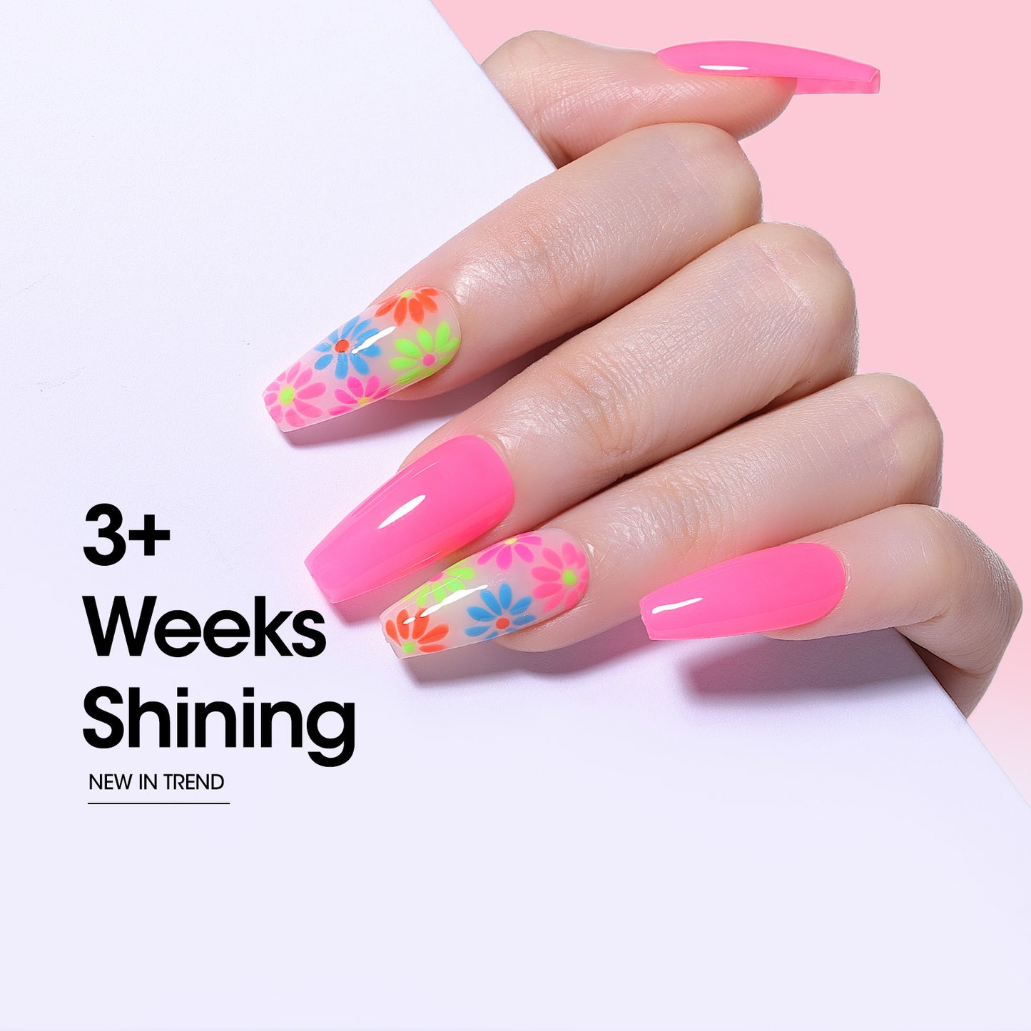 Gellen Gel Liner Nail Polish, 6 Colors Red Pink Green Nail Art Gel Nail Polish Set, Gel Polish Soak Off UV Cure Gel Built Thin Nail Brush Valentine's Day Gifts for Women